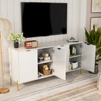 Mid-Century Four Door Storage Buffets Sideboards
