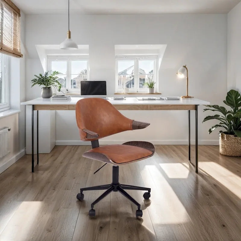 Art Leon Adjustable and Rolling Desk Chair