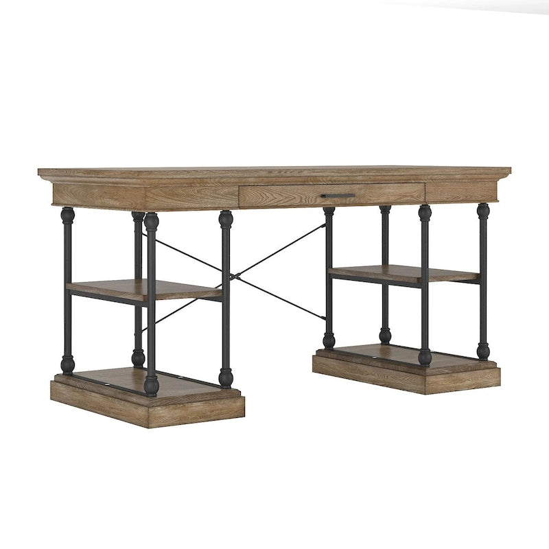 Barnstone Cornice 1-drawer Storage Writing Desk by  Artisan