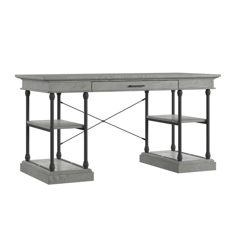 Barnstone Cornice 1-drawer Storage Writing Desk by  Artisan
