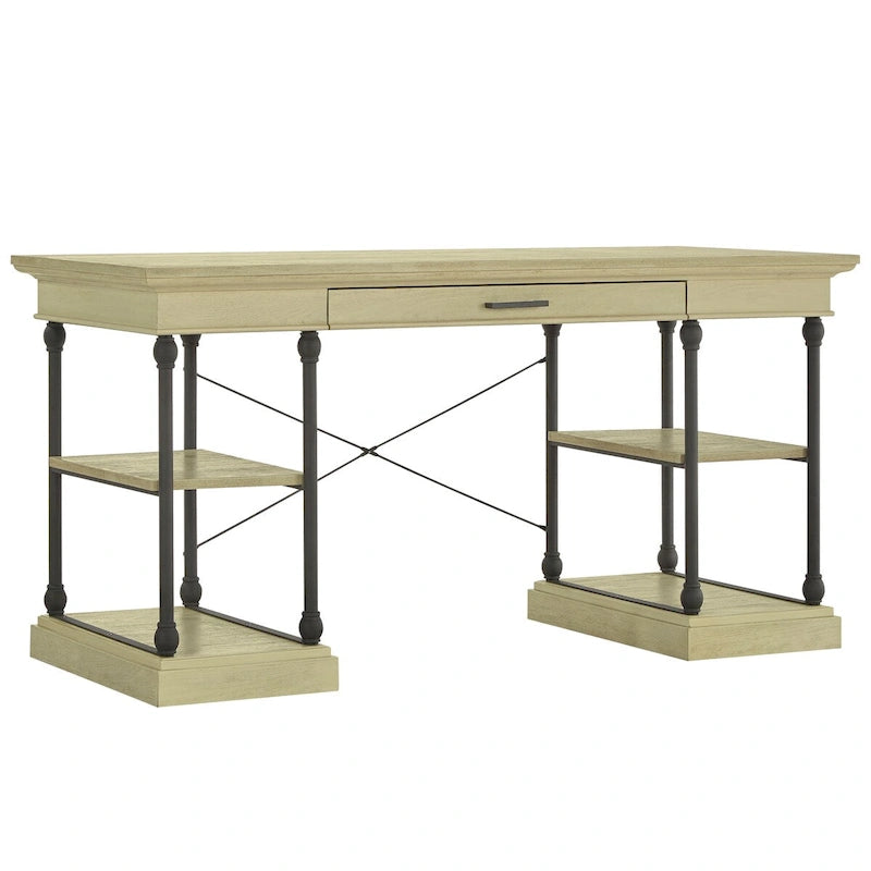 Barnstone Cornice 1-drawer Storage Writing Desk by  Artisan