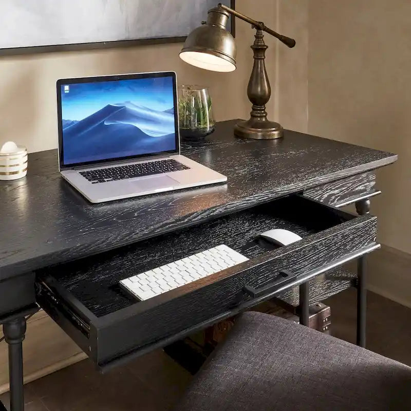 Barnstone Cornice 1-drawer Storage Writing Desk by  Artisan