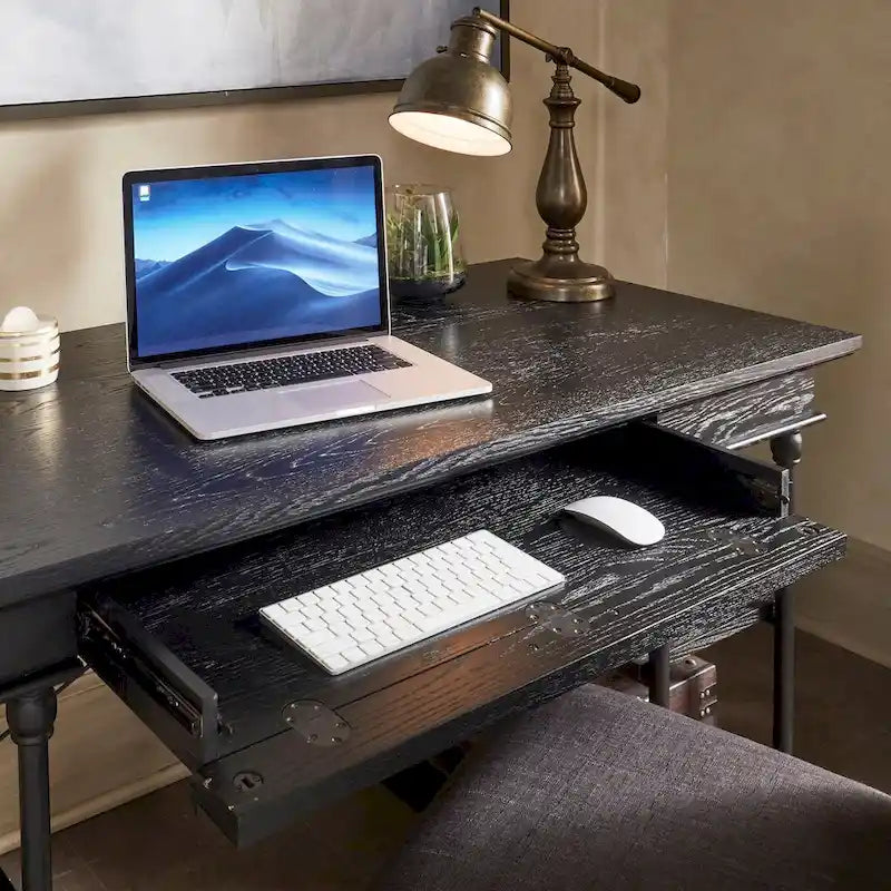Barnstone Cornice 1-drawer Storage Writing Desk by  Artisan