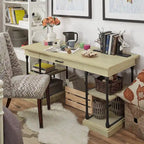 Barnstone Cornice 1-drawer Storage Writing Desk by  Artisan