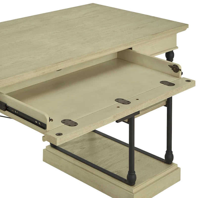 Barnstone Cornice 1-drawer Storage Writing Desk by  Artisan