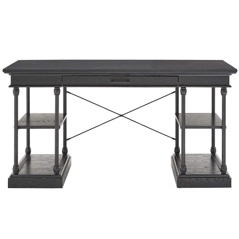 Barnstone Cornice 1-drawer Storage Writing Desk by  Artisan