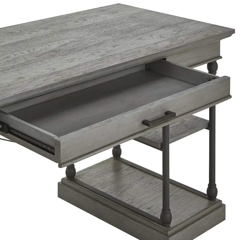 Barnstone Cornice 1-drawer Storage Writing Desk by  Artisan
