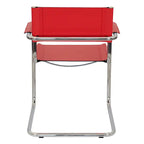 Breuer Chair Company Mart Stam Cantilever Armchair Arm Chair w/ Chrome Frame (Various Bonded Leather Colors)