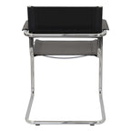 Breuer Chair Company Mart Stam Cantilever Armchair Arm Chair w/ Chrome Frame (Various Bonded Leather Colors)