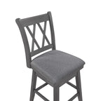 Hudson Marble 7pc Counter Height Set