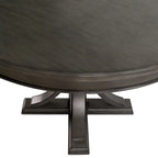 44 Round Dining Table, Solid Wood Finish Classic Designno chairs