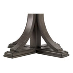 44 Round Dining Table, Solid Wood Finish Classic Designno chairs