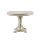 44 Round Dining Table, Solid Wood Finish Classic Designno chairs