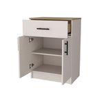 FM FURNITURE Cope kitchen Pantry in melamine with 2 doors and 1 drawer - N/A