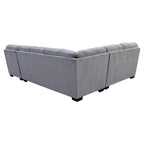 American Furniture Classics Cabral Slate Model A353V11-K23 U Shaped Sectional with 6 Throw Pillows