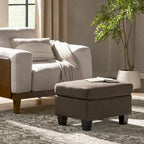 1PCS Fabric Ottoman