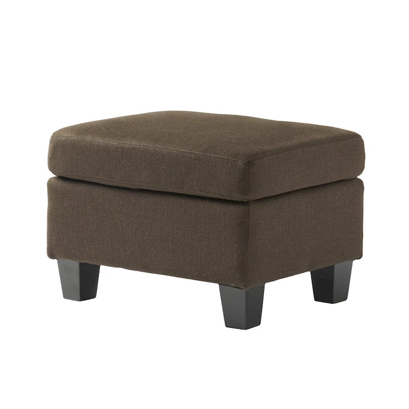1PCS Fabric Ottoman
