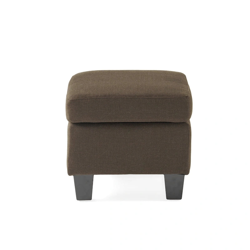 1PCS Fabric Ottoman