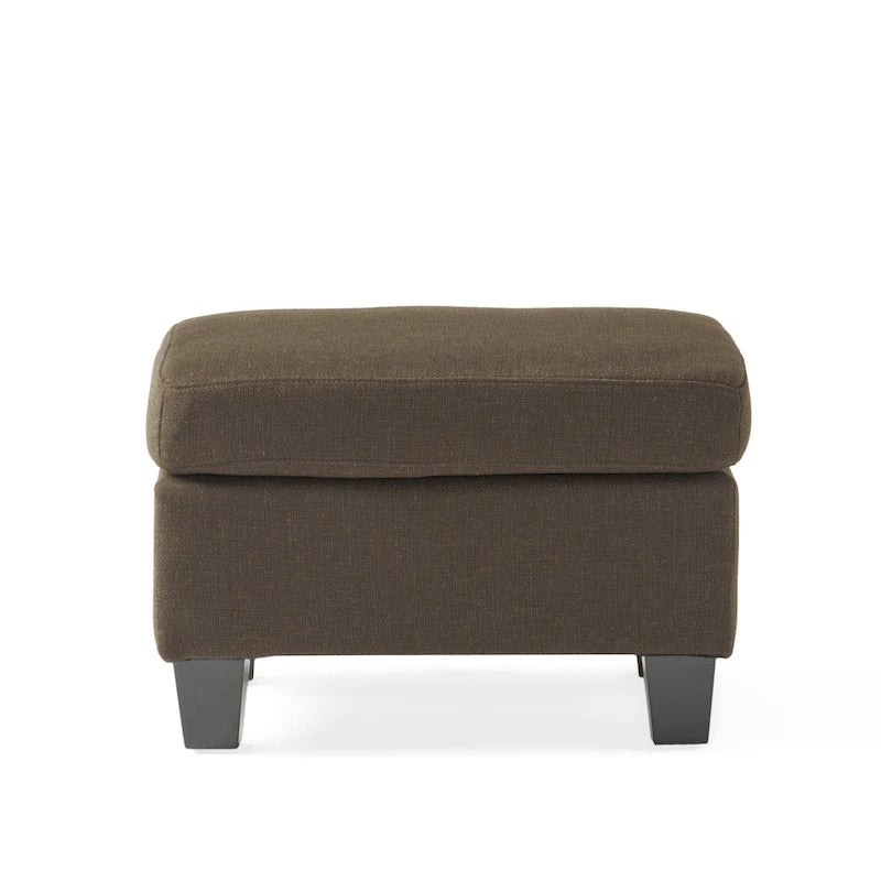 1PCS Fabric Ottoman