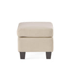 1PCS Fabric Ottoman