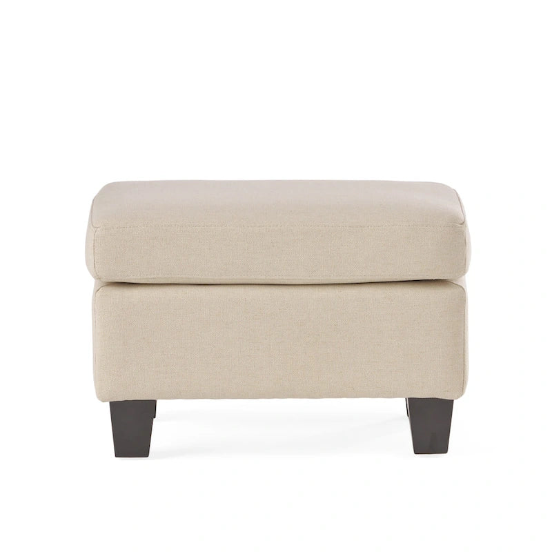 1PCS Fabric Ottoman