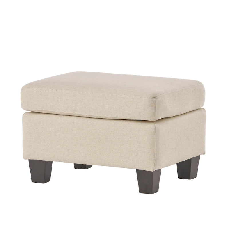 1PCS Fabric Ottoman
