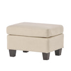 1PCS Fabric Ottoman
