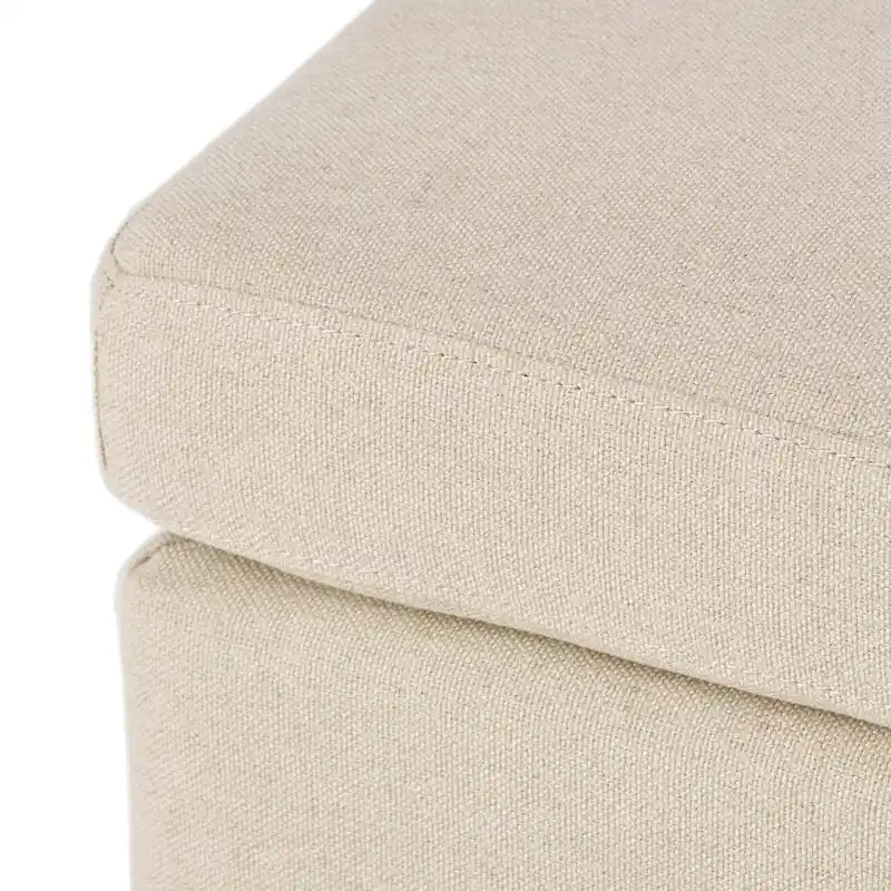 1PCS Fabric Ottoman