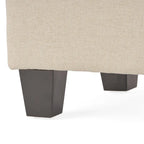 1PCS Fabric Ottoman