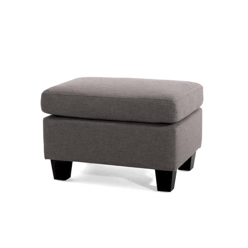 1PCS Fabric Ottoman