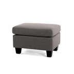 1PCS Fabric Ottoman
