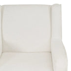 Dolly White Sherpa or Brown Velvet Swivel Rocker Accent Chair