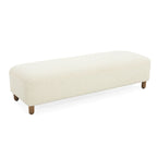Naci Modern Boucle Ottoman Bench by