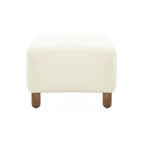 Naci Modern Boucle Ottoman Bench by