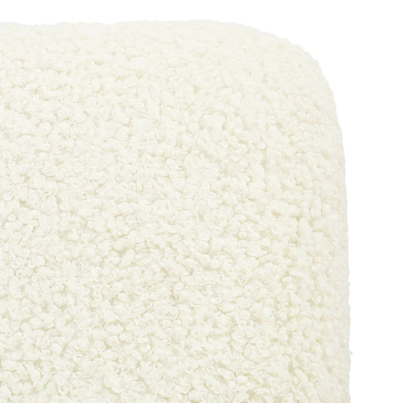 Naci Modern Boucle Ottoman Bench by
