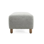 Naci Modern Boucle Ottoman Bench by