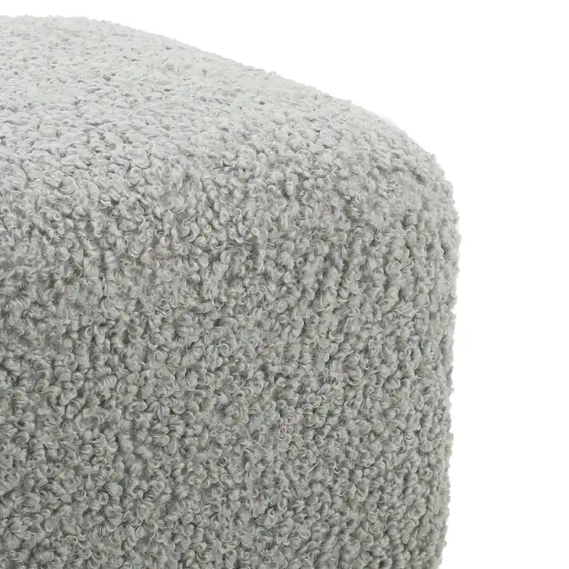 Naci Modern Boucle Ottoman Bench by