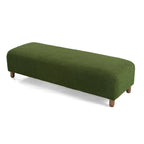 Naci Modern Boucle Ottoman Bench by