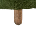Naci Modern Boucle Ottoman Bench by