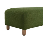Naci Modern Boucle Ottoman Bench by