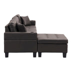 Sectional Sofa Set for Living Room with L Shape Chaise Lounge