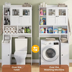 Over The Toilet Bathroom Storage Cabinet Toilet Storage Shelves