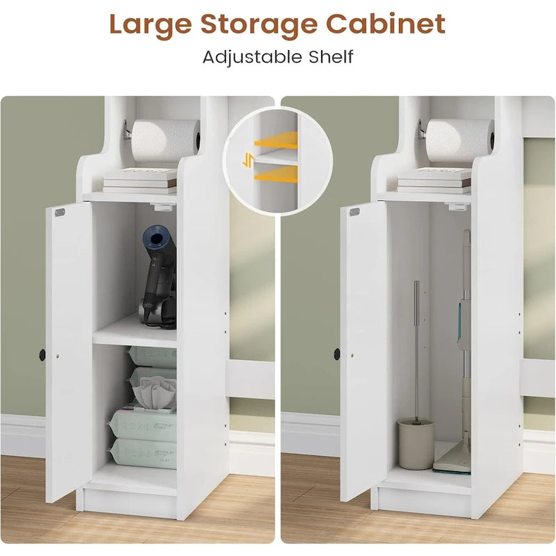 Over The Toilet Bathroom Storage Cabinet Toilet Storage Shelves