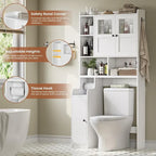 Over The Toilet Bathroom Storage Cabinet Toilet Storage Shelves