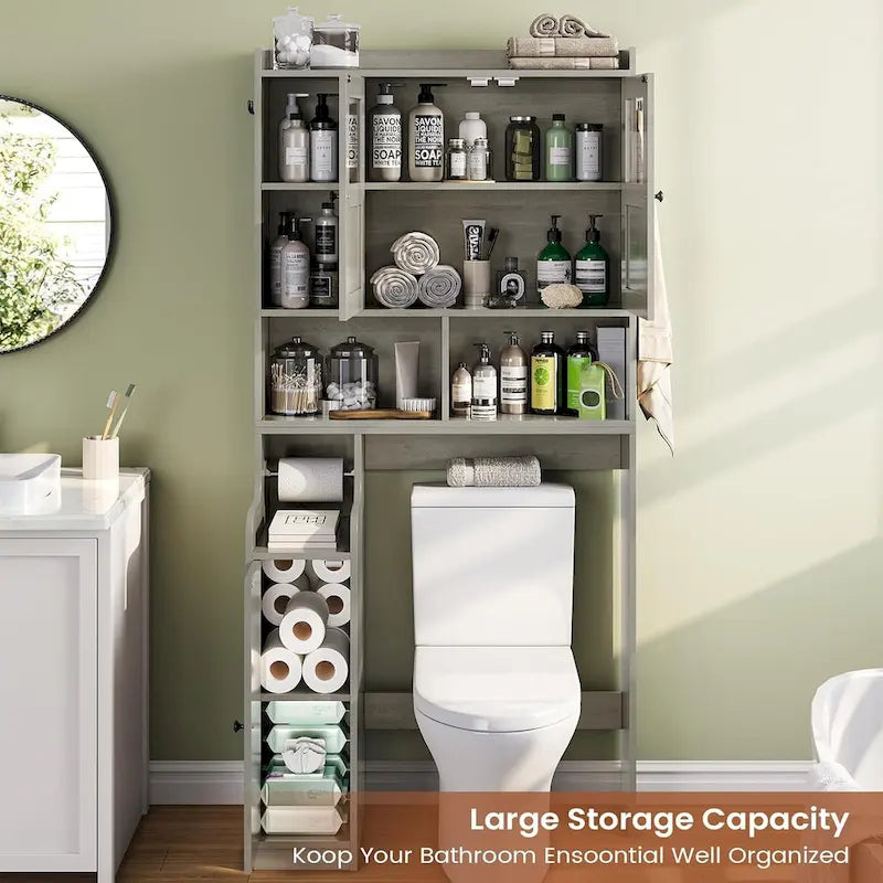 Over The Toilet Bathroom Storage Cabinet Toilet Storage Shelves