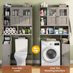 Over The Toilet Bathroom Storage Cabinet Toilet Storage Shelves