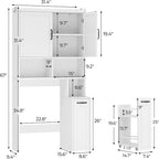 Over The Toilet Bathroom Storage Cabinet Toilet Storage Shelves