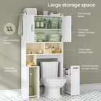 Over The Toilet Bathroom Storage Cabinet Toilet Storage Shelves